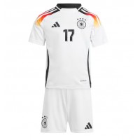 Deutschland Florian Wirtz #17 Fußballbekleidung Heimtrikot Kinder EM 2024 Kurzarm (+ kurze hosen)